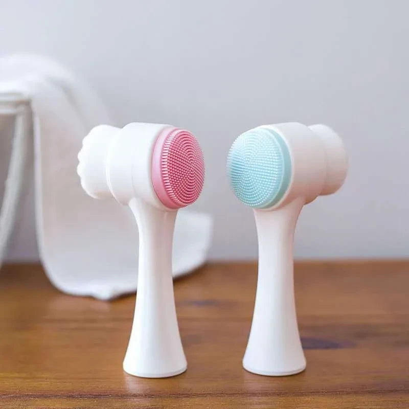 Silica Gel Double Sided Facial Cleanser