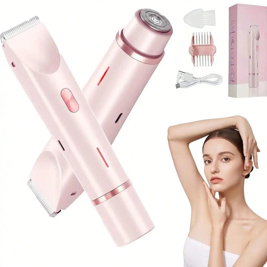 Dual-Head Electric Body Hair Trimmer