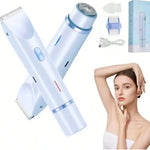 Dual-Head Electric Body Hair Trimmer
