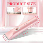 Dual-Head Electric Body Hair Trimmer
