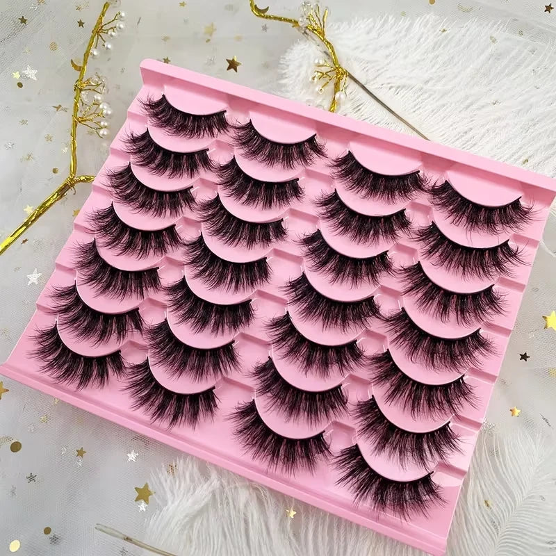 Curled False Eyelashes