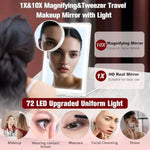 Rechargeable Portable Lighted Makeup Mirror