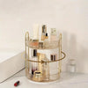Rotatable Gold Makeup Organizer