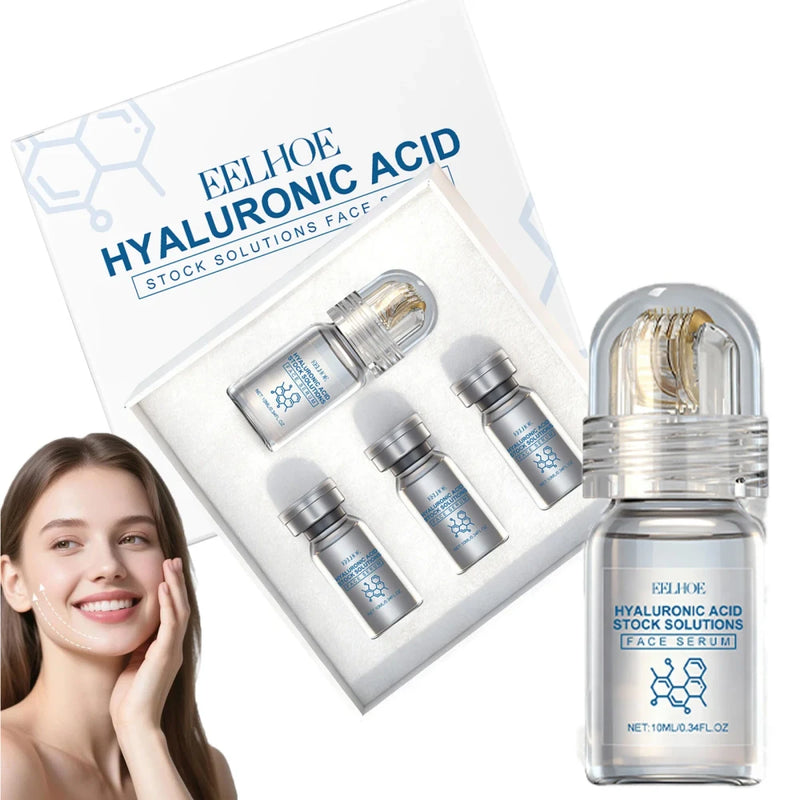 Hyaluronic Acid Face Serum Roller Set