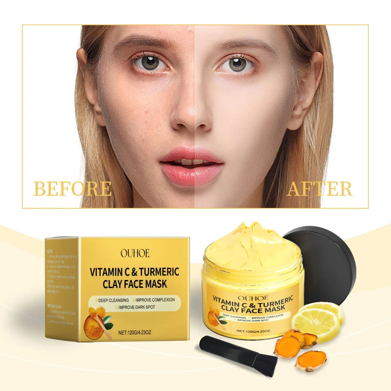 Vitamin C Turmeric Clay Mask
